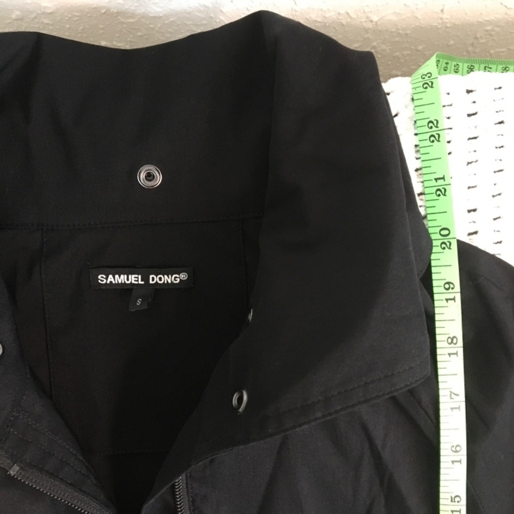 - SAMUEL DONG SNAP CLOSURE JACKET SIZE WOMAN SMALL IN BLACK - Picture 4 of 5